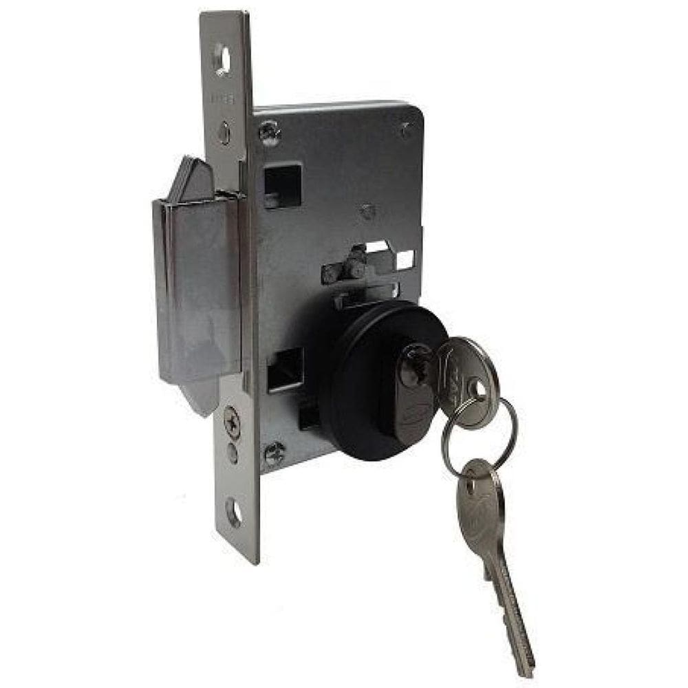 Fechadura Porta Correr Asa Avião Imab 2469 Preta Preto Fosco