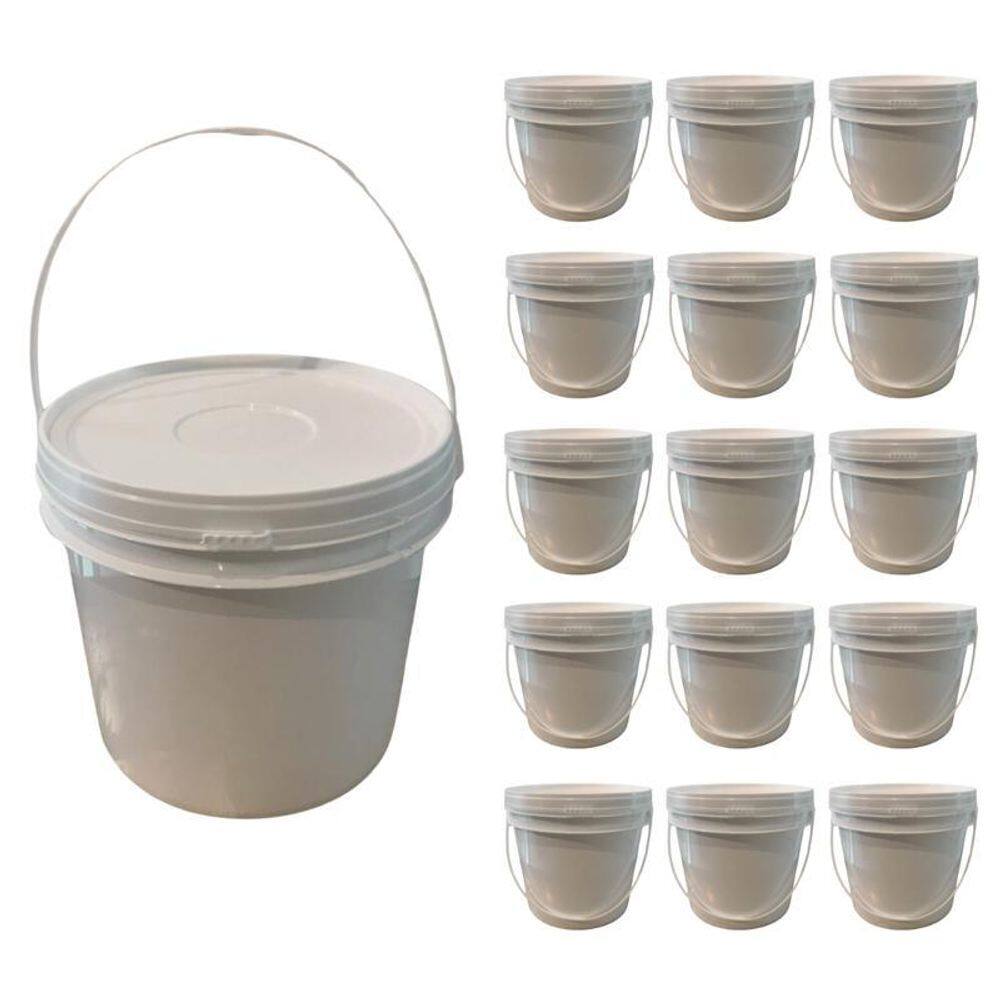 Balde Para Gelo Cubo De 2.2L Branco Lacre 15 Pçs