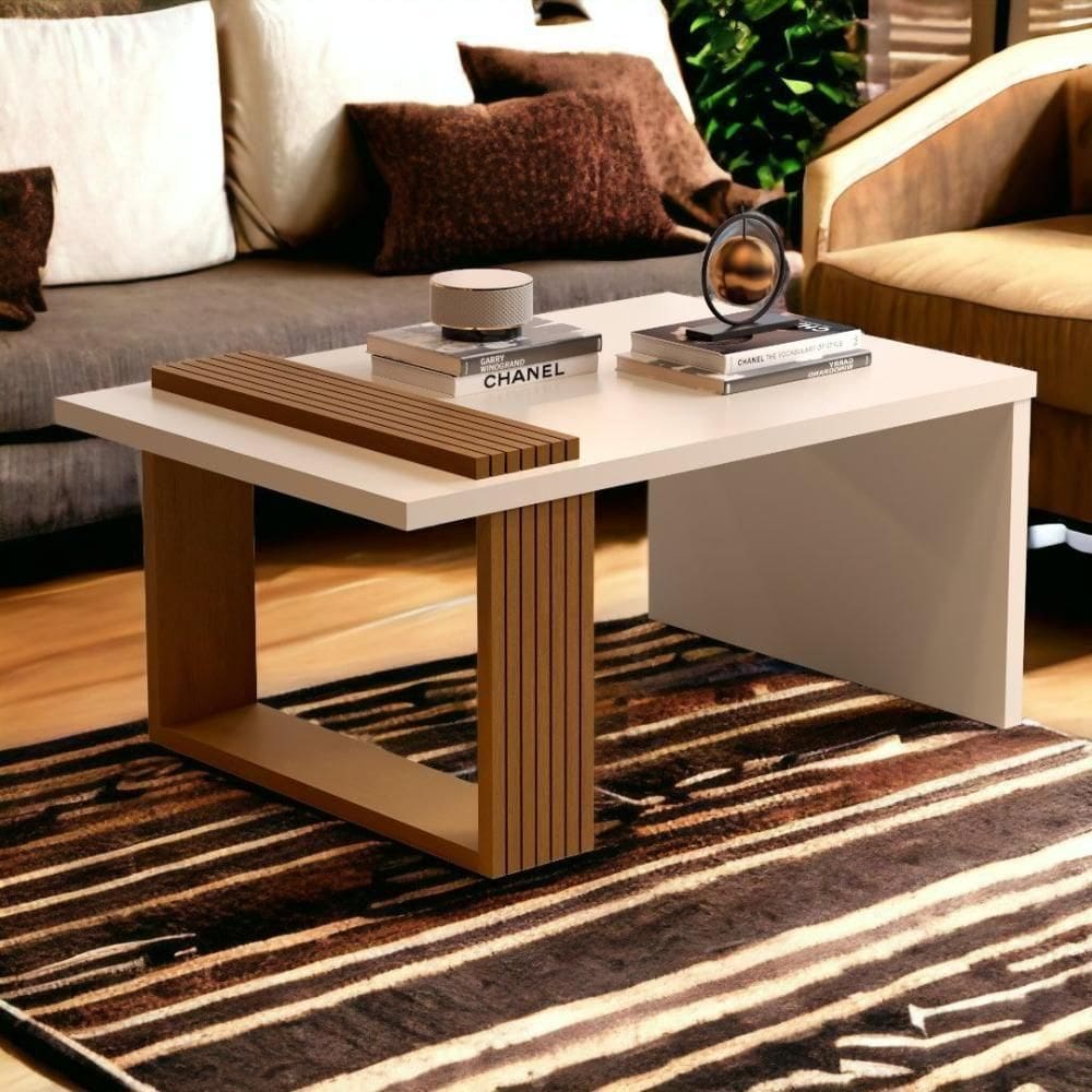 Mesa De Centro Jb 8020 Pérola E Nature Bechara