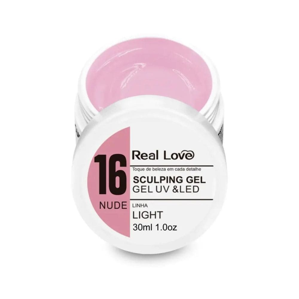 Gel De Alongamento 16 Nude Real Love 30ml