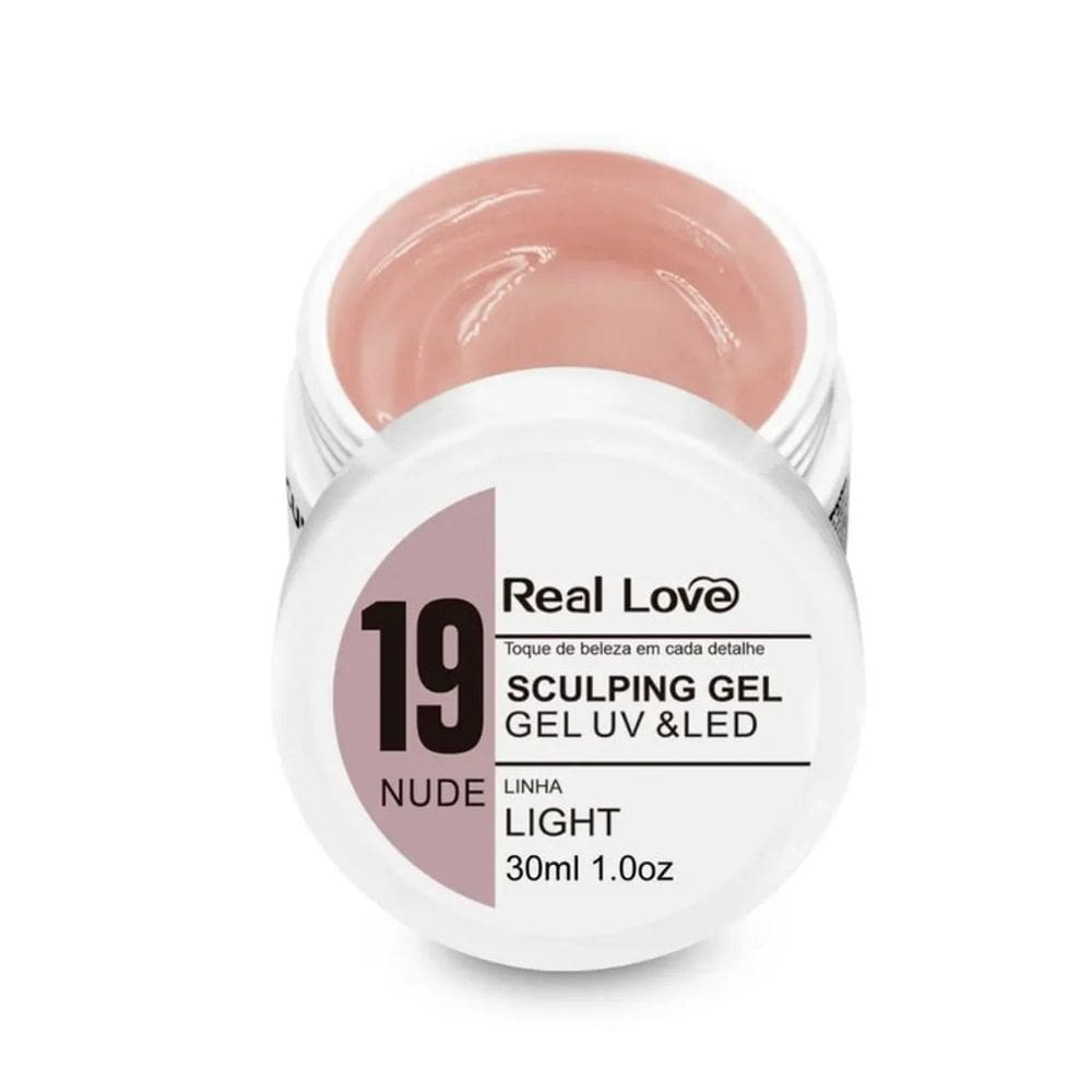 Gel De Alongamento 19 Nude Real Love 30ml