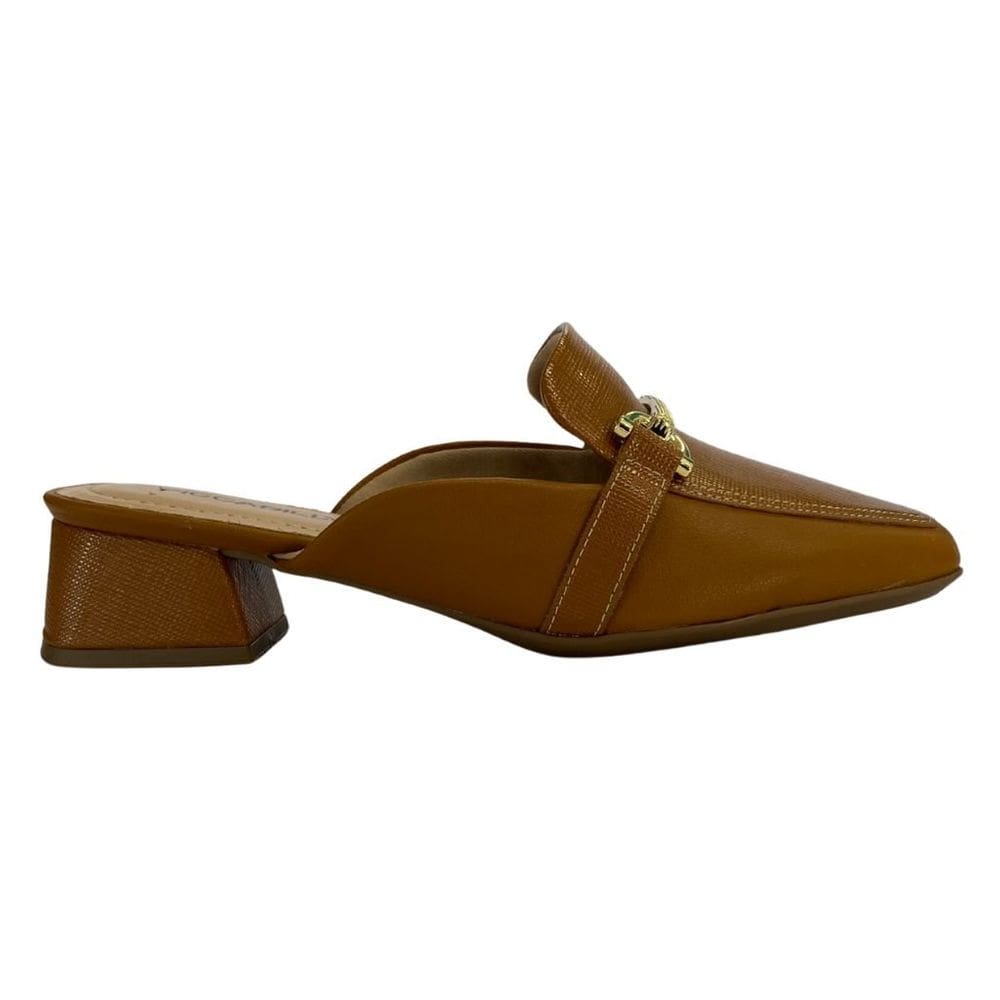 Sapato Mule Piccadilly 160107 Feminino Mascavo casual