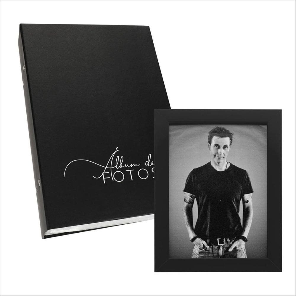Álbum De Fotos 500 Fotos 10X15 + Porta Retrato 10X15