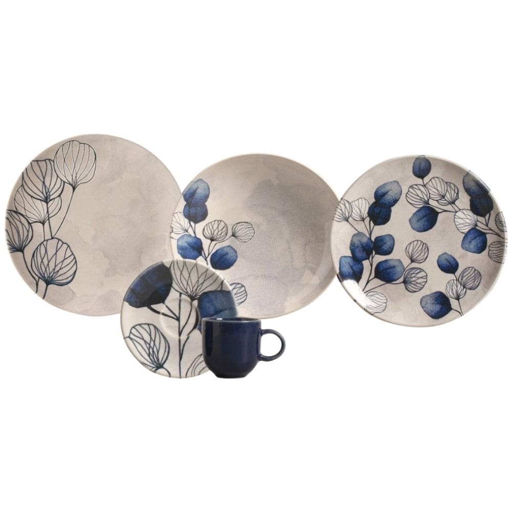 Aparelho de Jantar 30 Peças Coup New Blue Porto Brasil