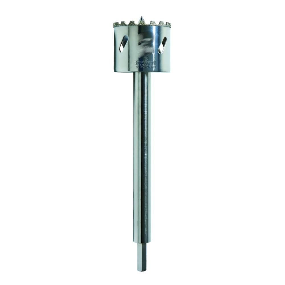 Serra Copo Starrett Diamantada 70Mm C/Haste De 150Mm