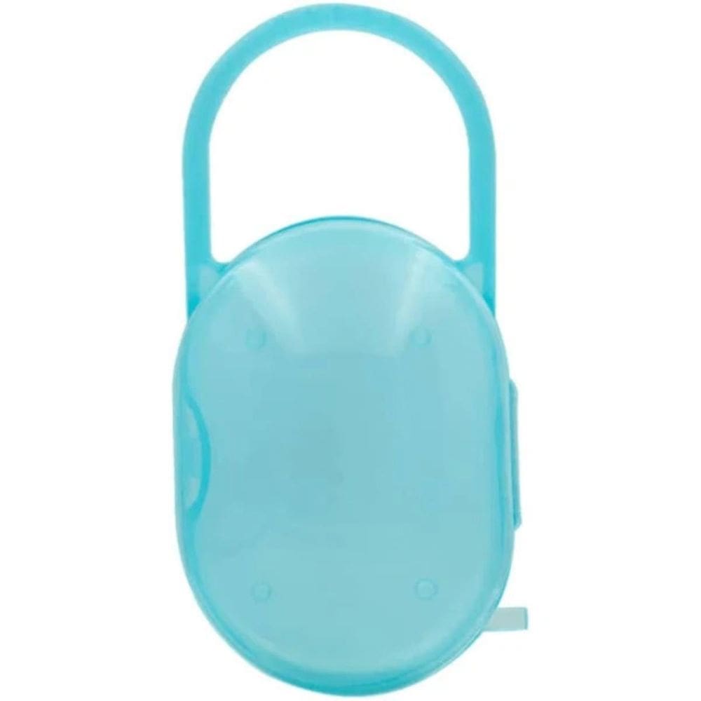 Porta Chupeta Azul Com Alça Buba