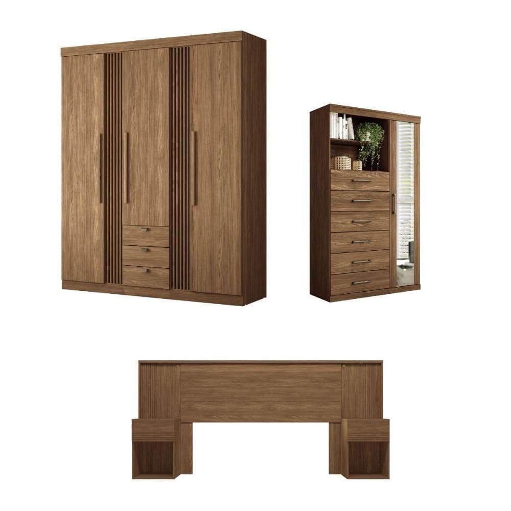 Jogo De Quarto Completo Malhorca Jatoba