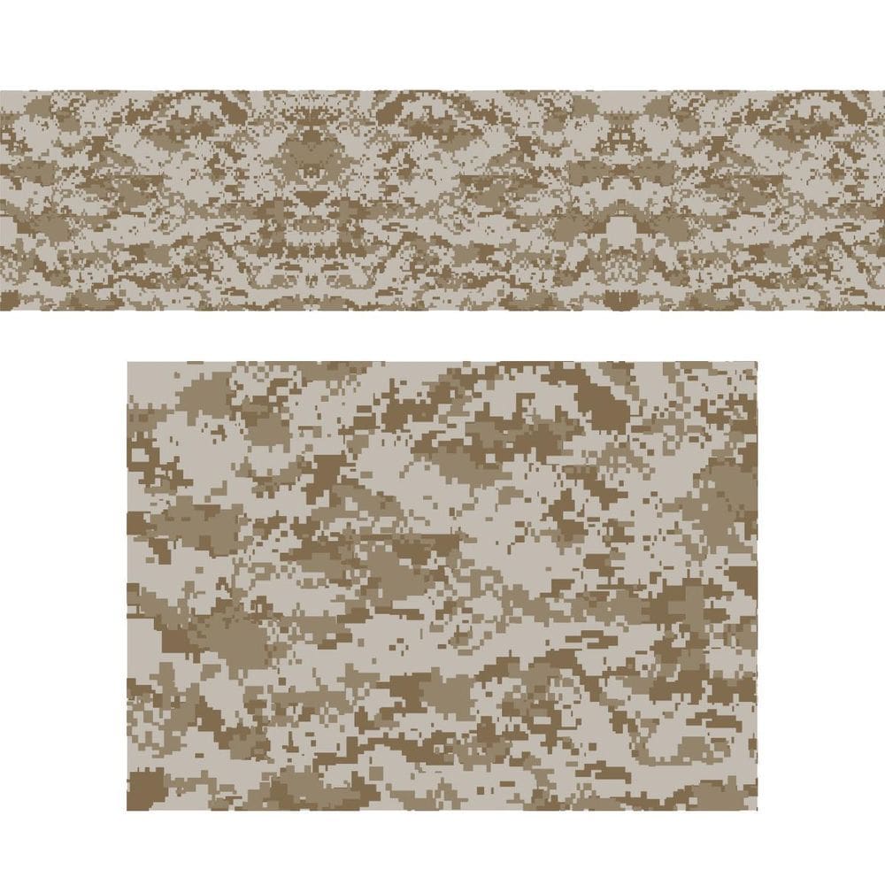 Adesivo Camuflado Digital Desert Camo Marrom Bege 2,00X0X50