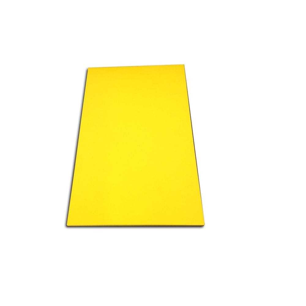 Tabua De Corte Lisa Em Polietileno - Amarela - 50 X 30
