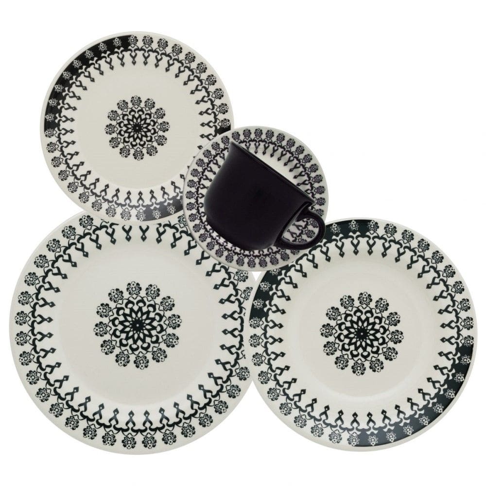 Aparelho de Jantar 20 Peças Donna Folk Oxford