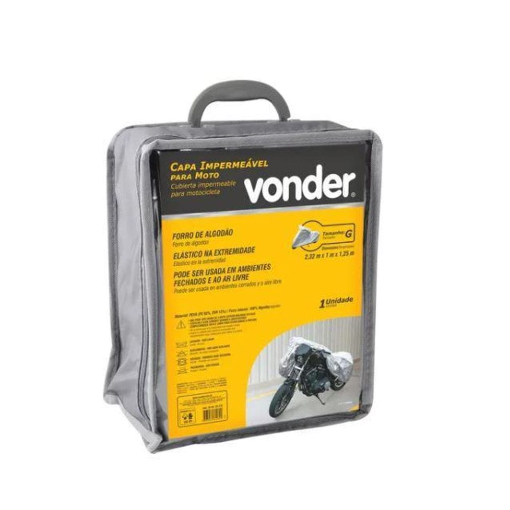 Capa Impermeável Para Motos Tamanho G - Vonder