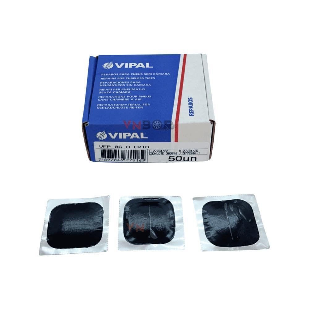 Reparo A Frio Para Pneus Vfp 06 - Cx Com 50 Unidades - Vipal