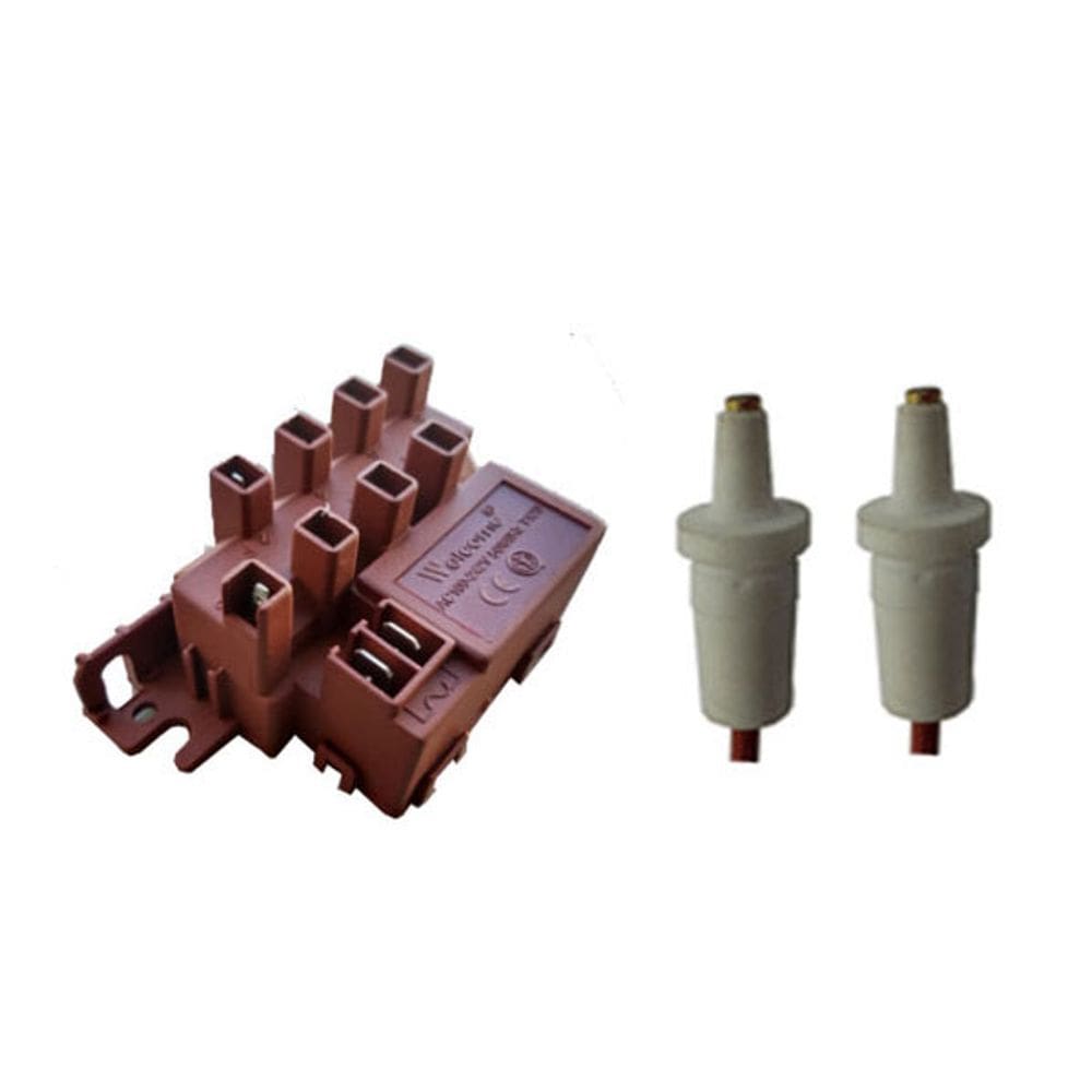 Kit 1 Usina De Ignição E 2 Eletrodos Terminal Fino