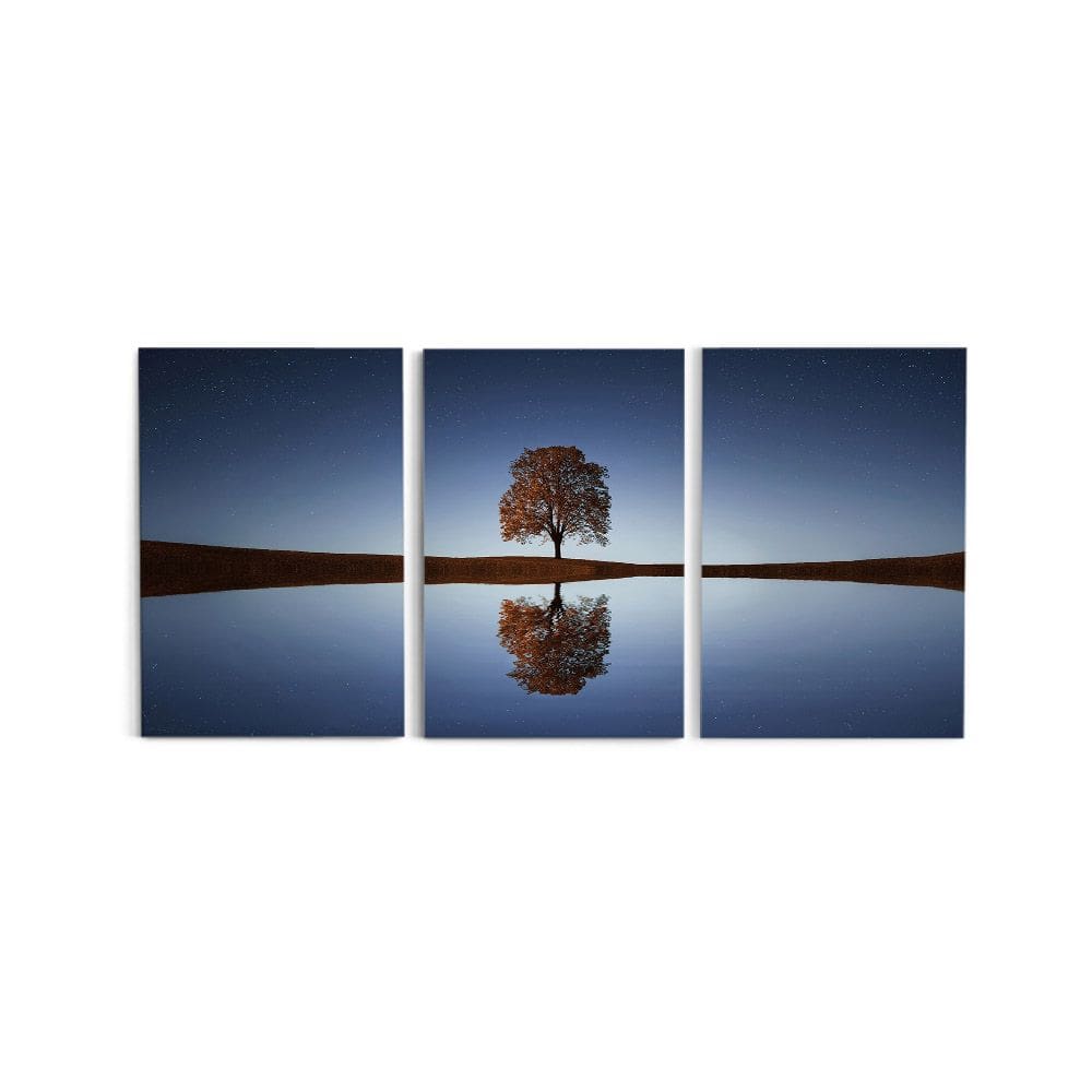 Quadro Decorativo Para Sala 60X120Cm Árvore Quarto Grande