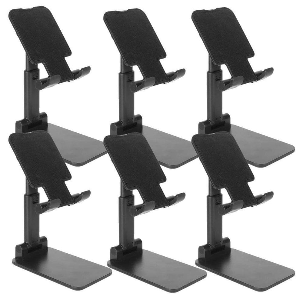 Kit 6 Suporte De Mesa Universal Celular Articulado Portátil