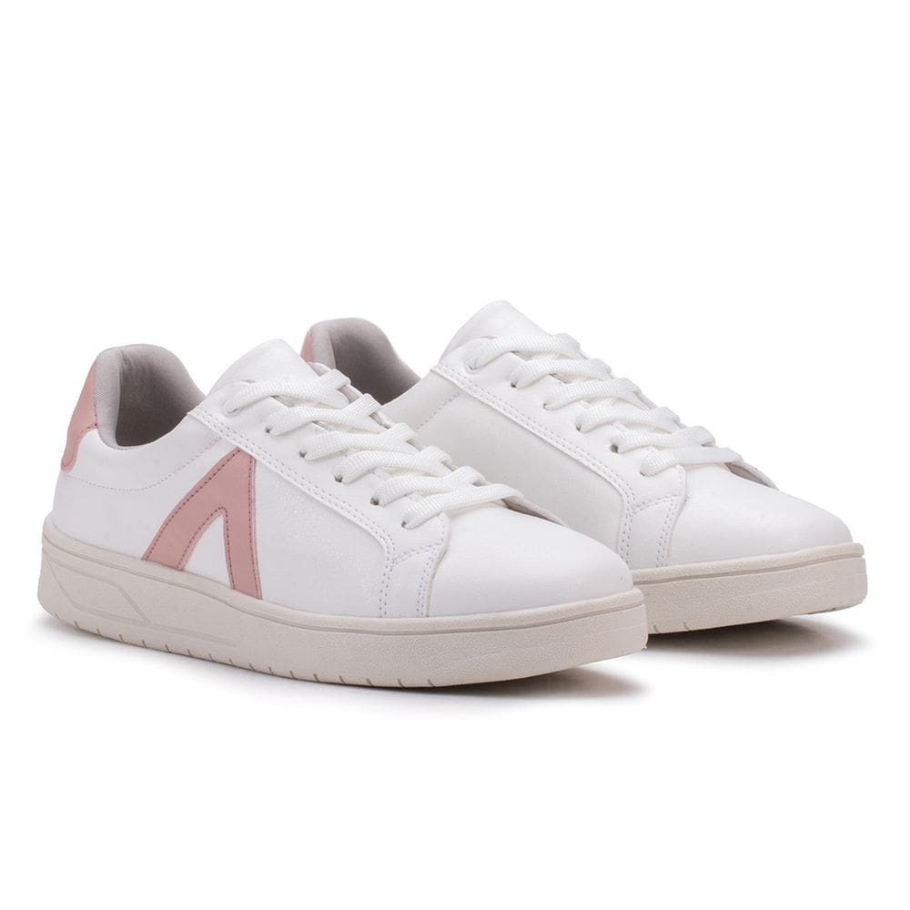 Sapato Feminino Branco Tenis Casual Moda Blogueira