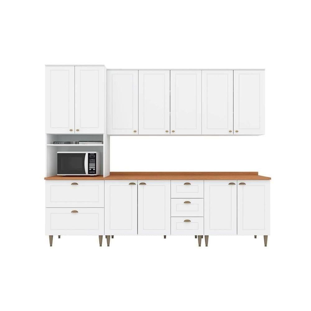 Cozinha Com Pés 7 Peças C5p60 Branco