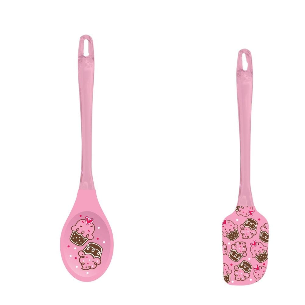 Novo conjunto de Colher e Espatula  Cupcake