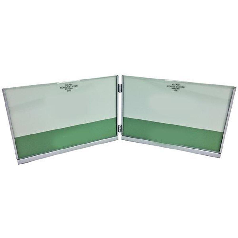 Porta Retrato Duplo 10X15 Square Prata