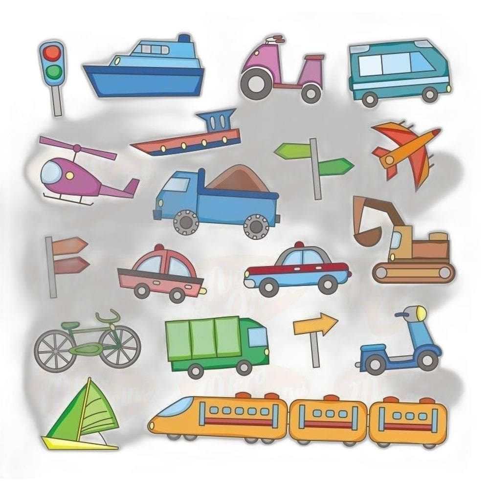 Adesivo De Parede Decorativo Infantil Quarto Carrinho Barco