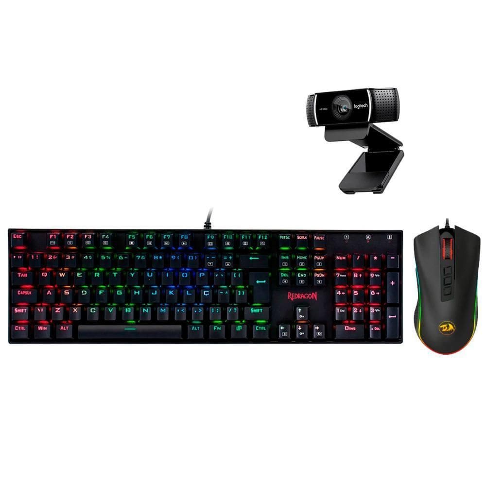 Teclado Redragon K551RGB-1 ABNT USB 104 Teclas