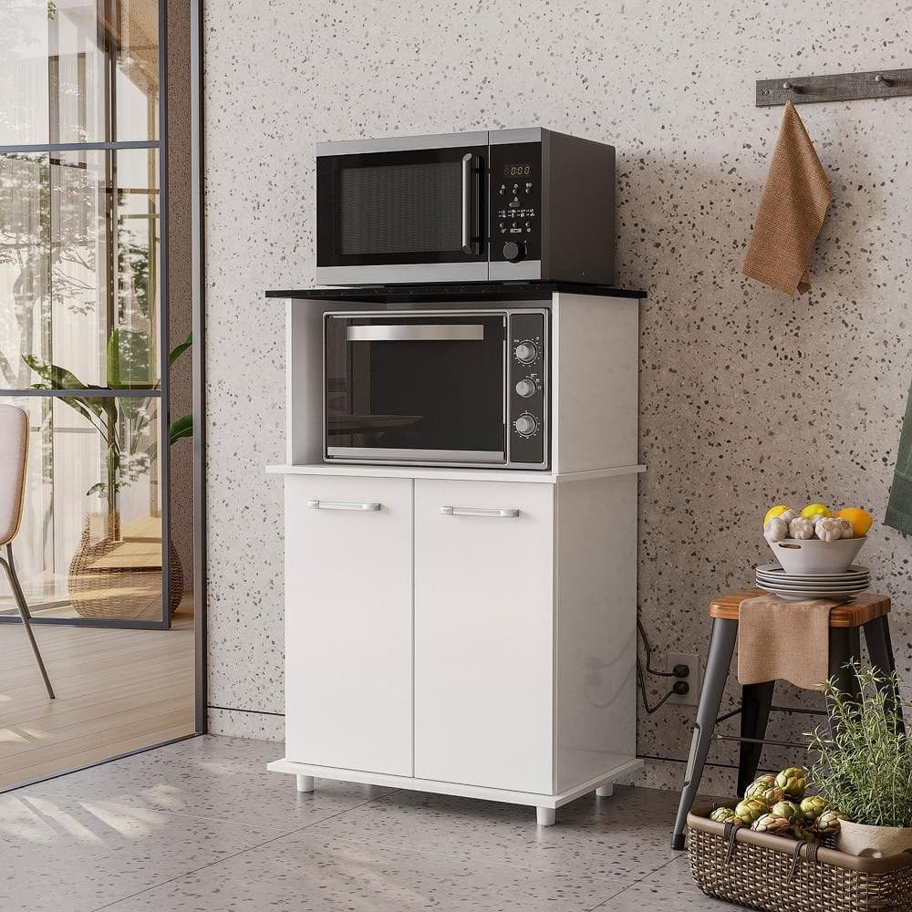 Balcão Isis Para Micro-ondas e Forno 2 Portas - Nicioli