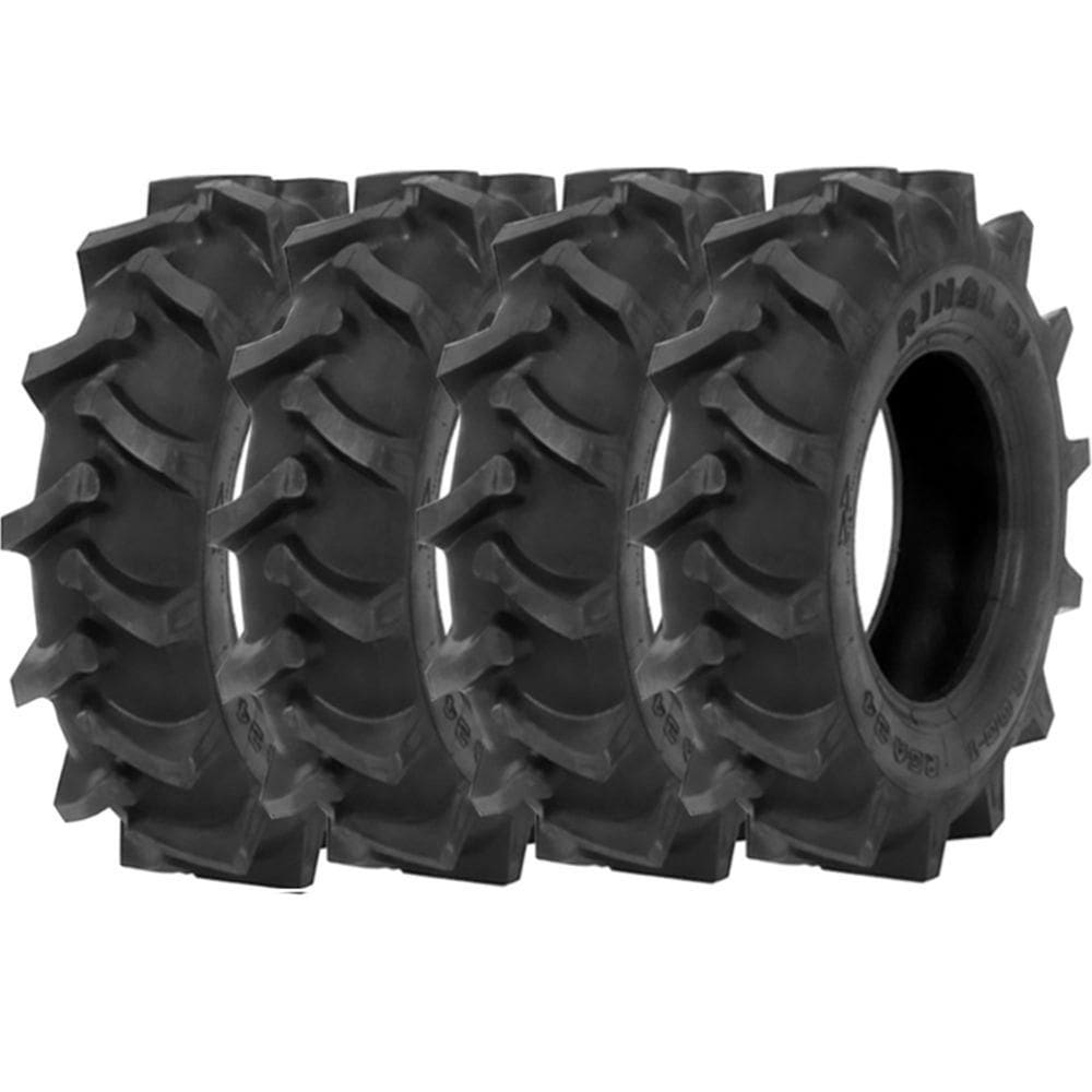 Combo 4 Pneus Carreta De Implemento Tracionada 600-14 Rga 34 Rinaldi