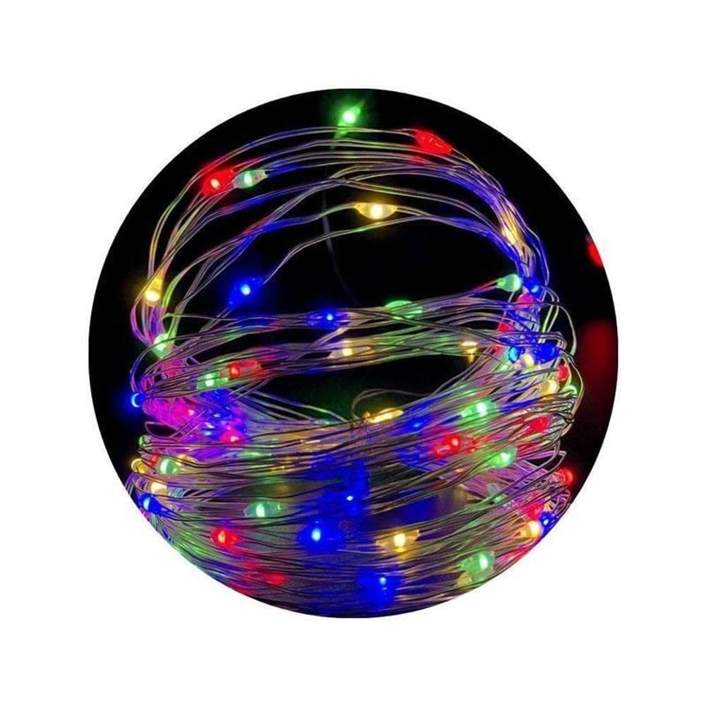 Fio De Fada Led Colorido Decoração Cordão De Luz 2 Metros