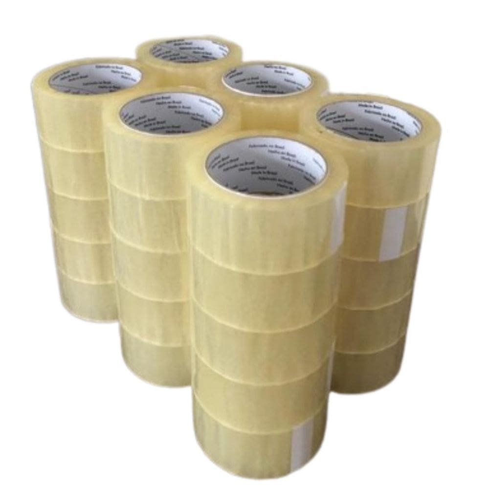Fita Adesiva Transparente 45Mm X 100 Metros - 30 Unidades
