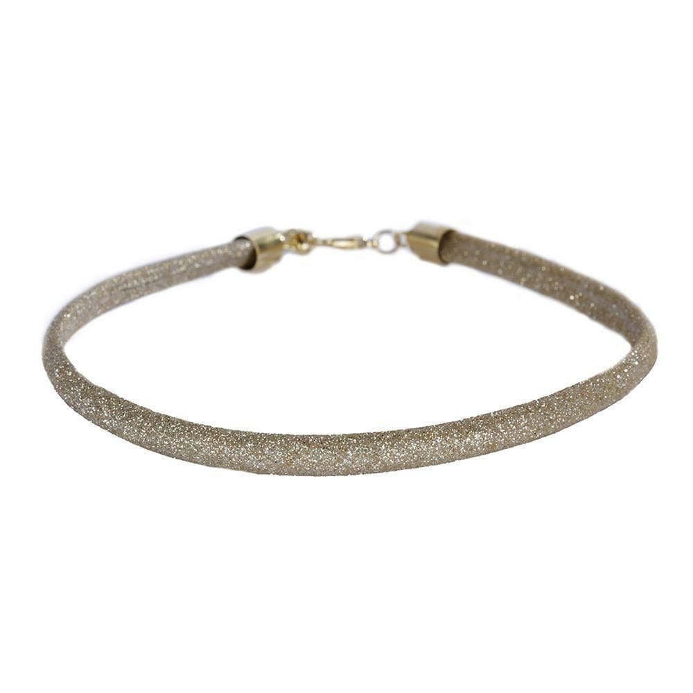 Colar Chocker Brilho Dourada Armazem RR Bijoux