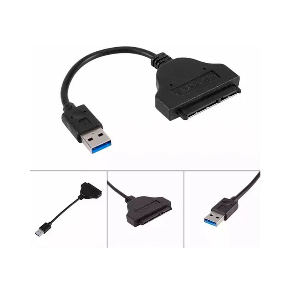 Cabo Leitor De Hd / ssd 2,5 Adaptador Usb 3.0 e 2.0 Sata  cabohssd