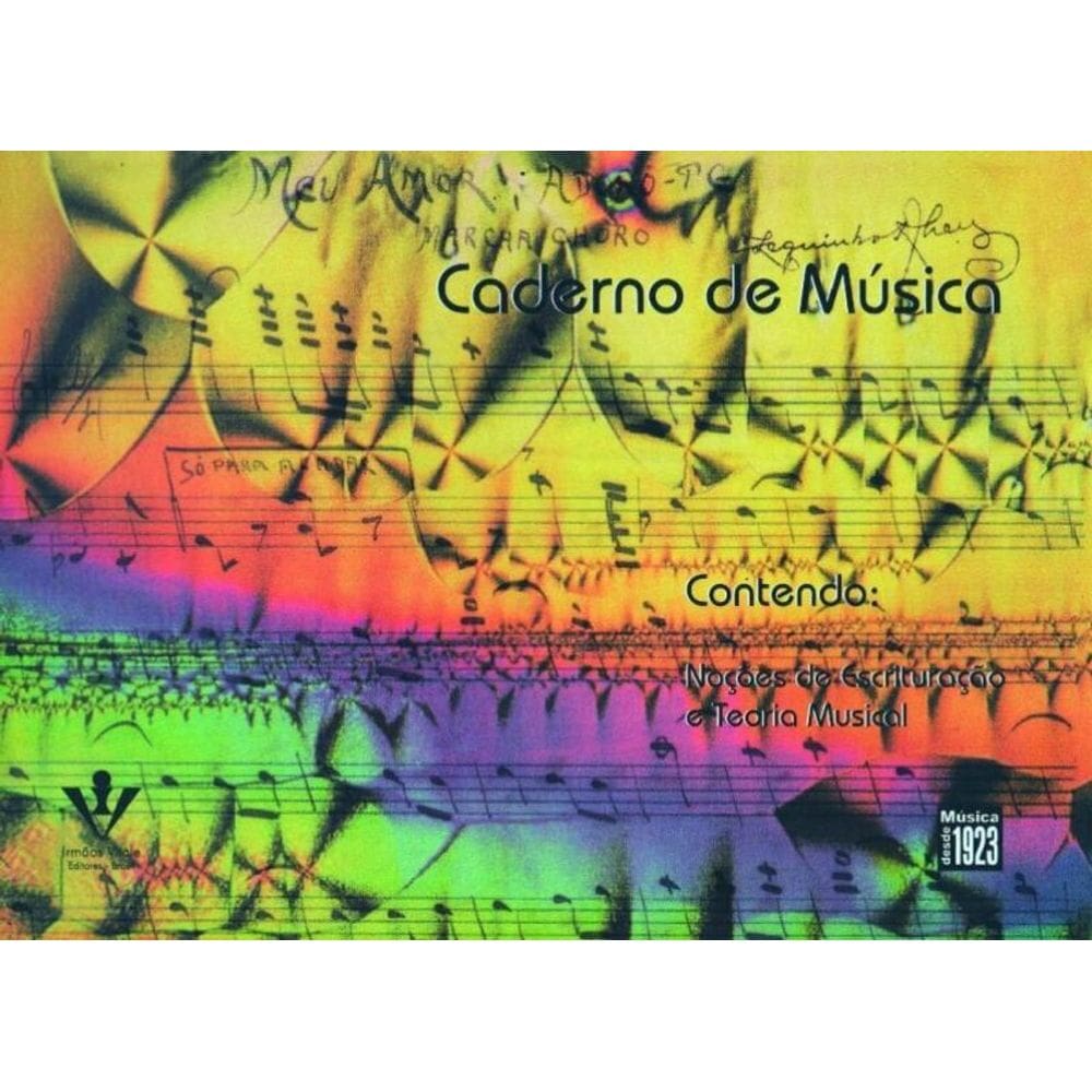 Caderno De Música - 6 Pautas