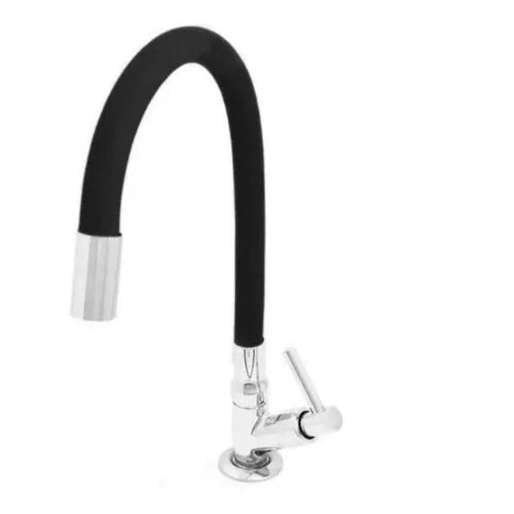 Torneira Color Luxo Bancada Cano De Silicone Flexível C-66
