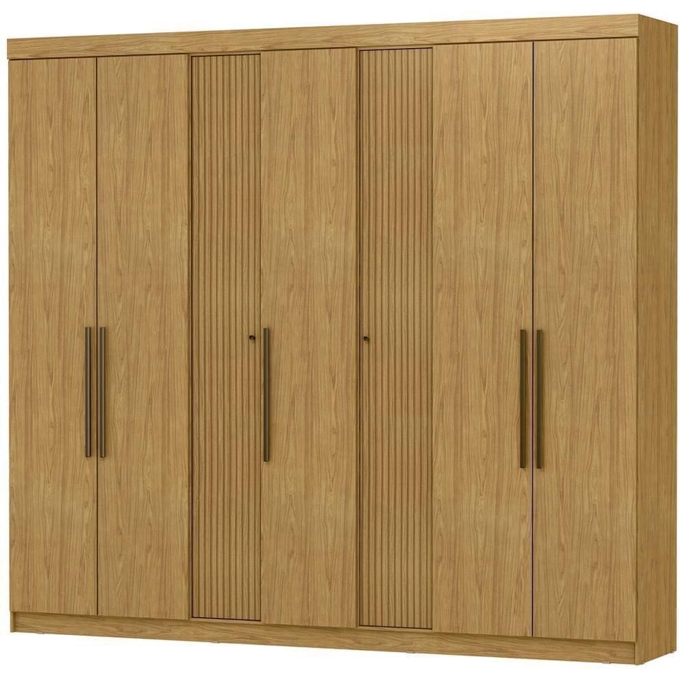 Guarda Roupa Casal 7 Portas 258 Cm Atn Rg040 Marrocos Mxm