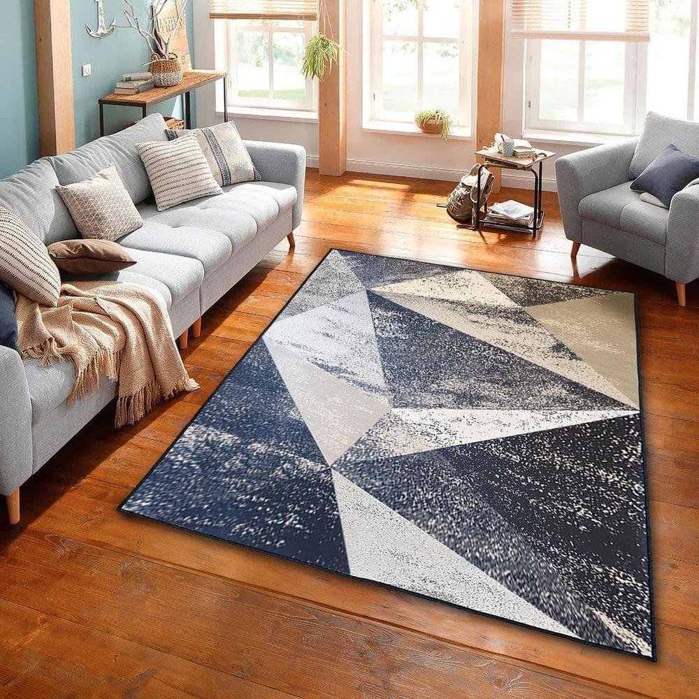 Tapete Sala Nobre 2,00X2,50 Antider. Domani Cristal Azul