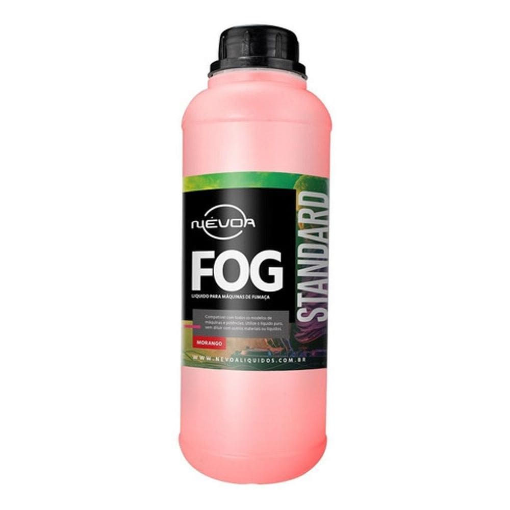 Liquido Fog Morango Maquina De Fumaça Standart 1 Litro Nevoa