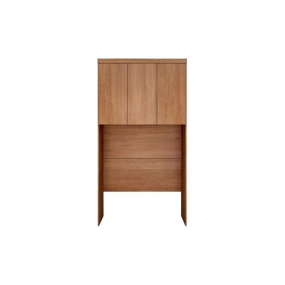 Armário Ponte Modulado Aéreo Solteiro Rizon-linea C- 3 Portas Cumaru - Horizonte