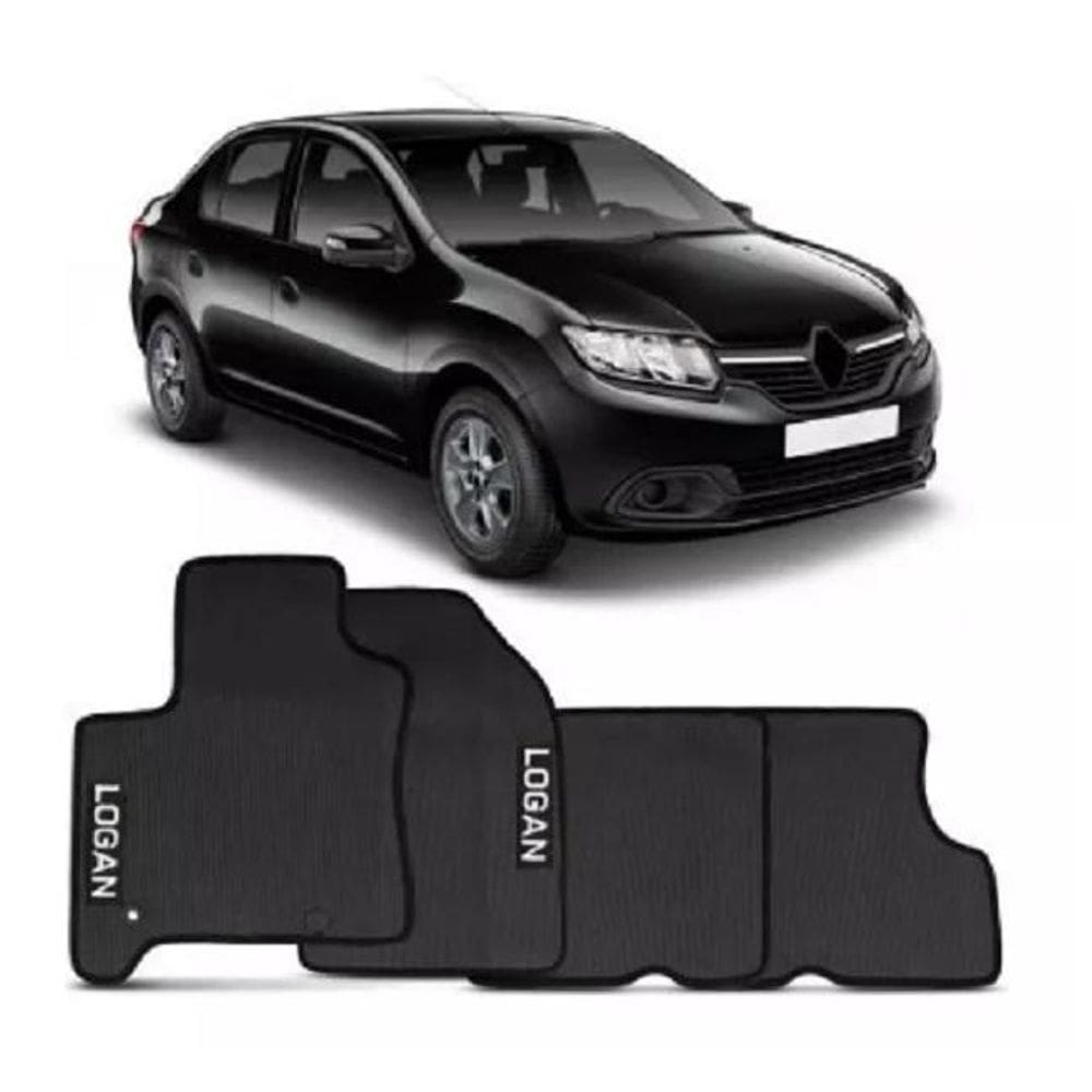 Tapete Automotivo  PVC Renault Logan 2014 a 2018 4 pecas