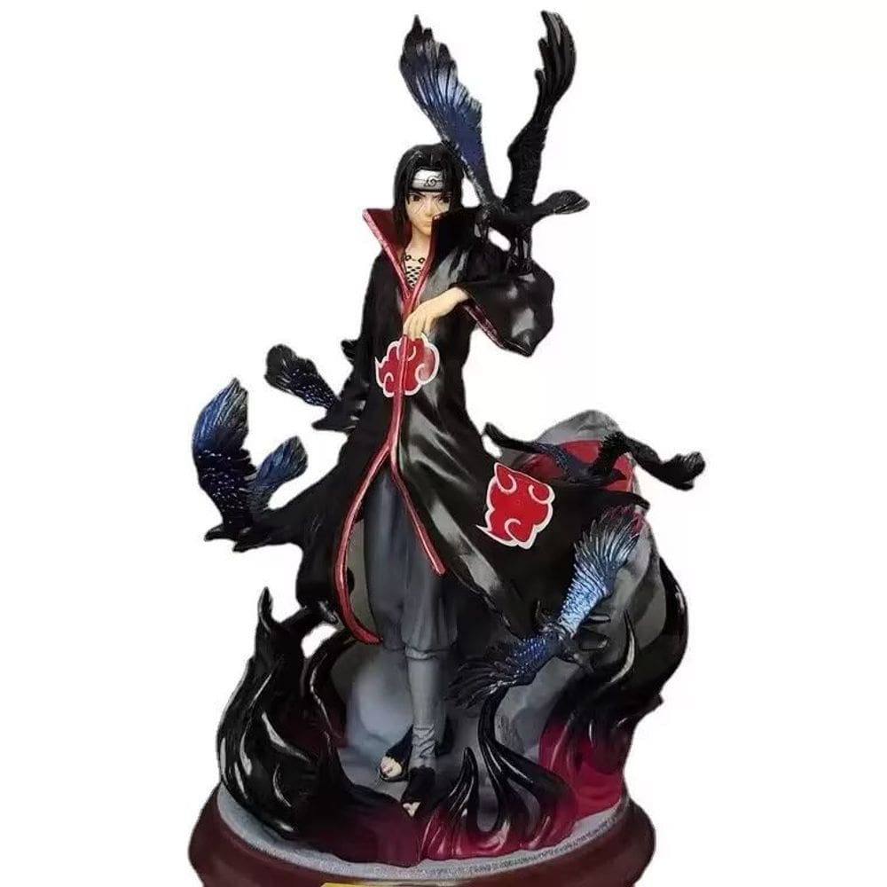 Figuras ornamentais Naruto Uchiha Itachi Crow PVC 14+ anos