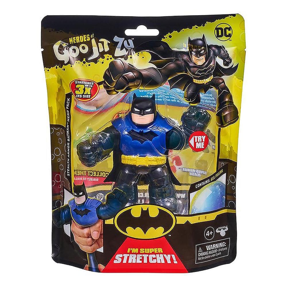 Goo Jit Zu - Boneco Elástico De 10Cm - Batman Com Armadura