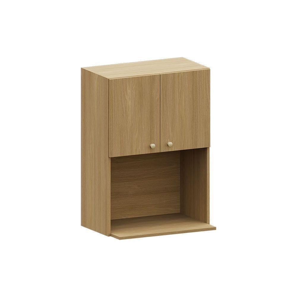 Nicho Micro-ondas 60cm Elegance Luciane Móveis Freijó/freijó