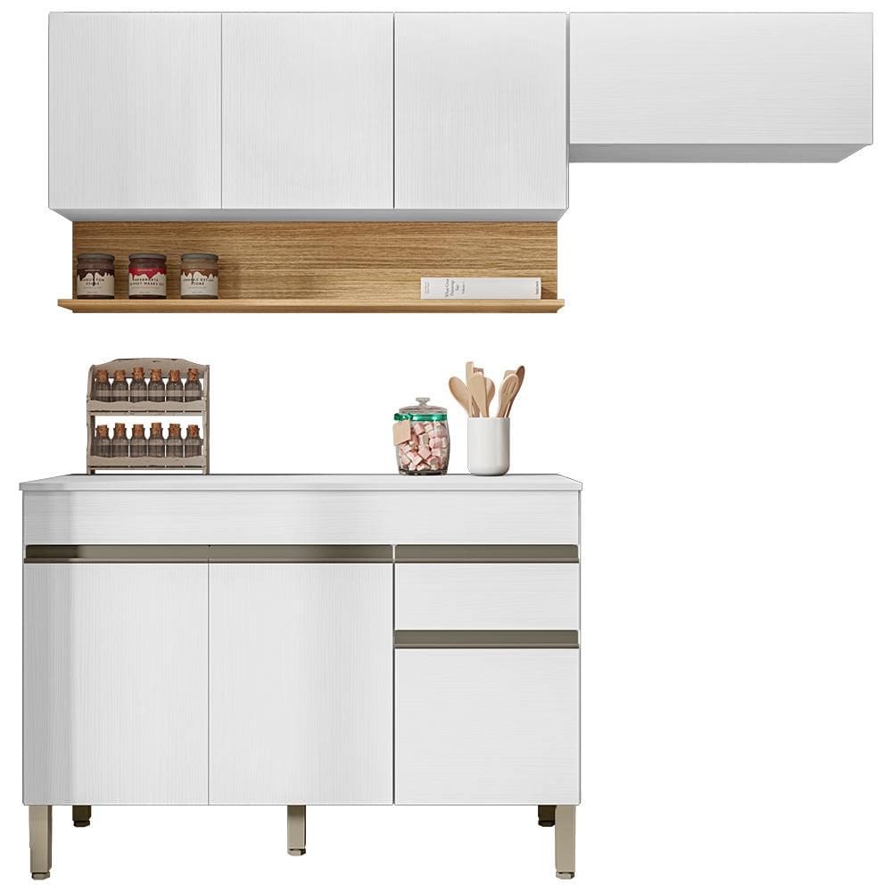 Cozinha Modulada 3 Pecas Balcao Com Tampo Line KTP