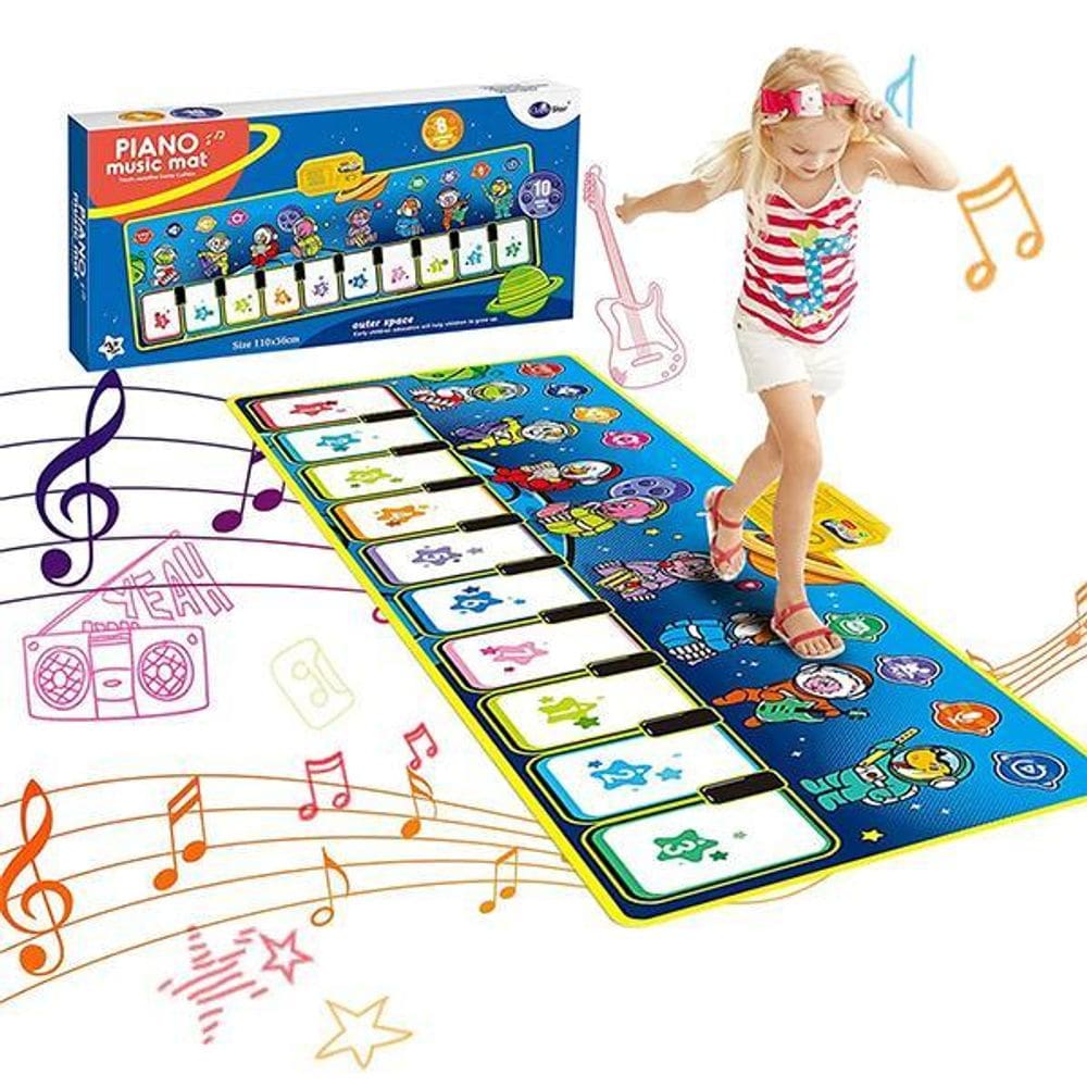 Piano Music Mat Tapete Musical Crianças Infantil Bebês Touch