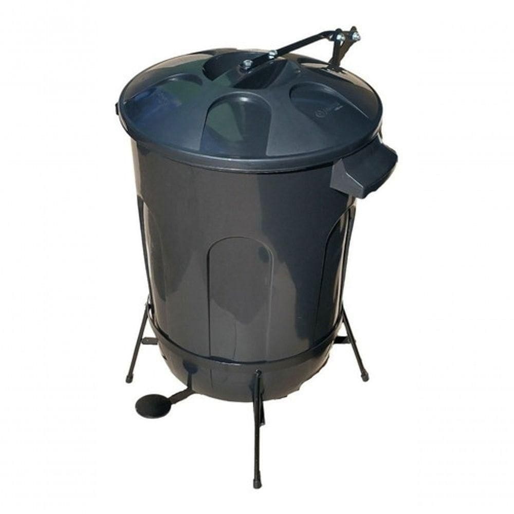 Lixeira Pedal 60lts Com Armação De Ferro
