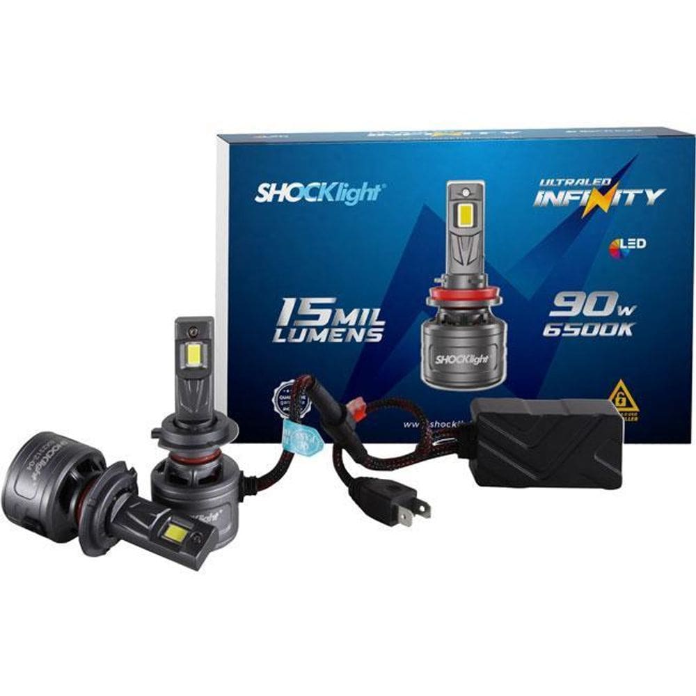 Lâmpada Ultra Led Shocklight H7 90W Infinity 15000Lm Canbus