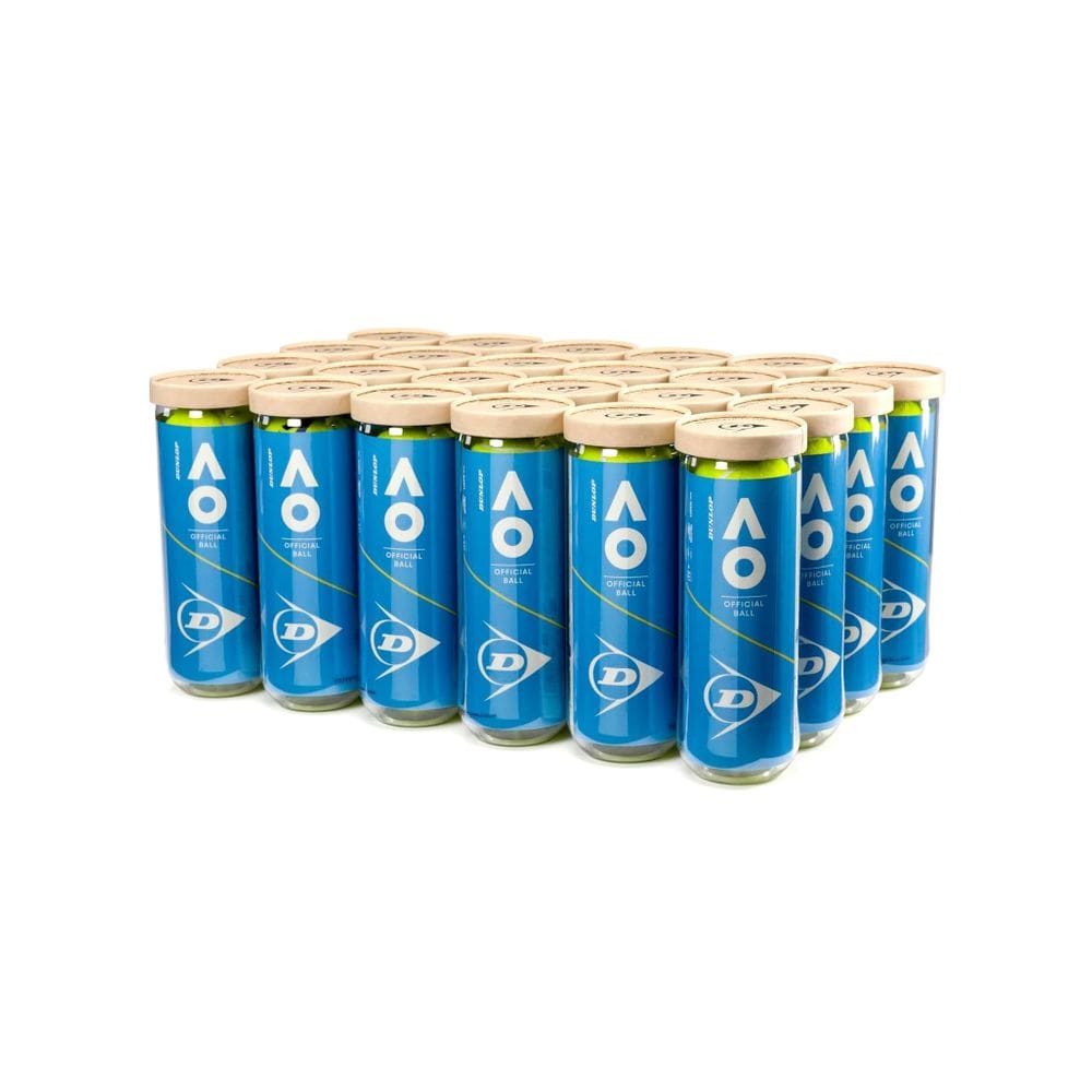 Bola de Tênis Dunlop Australian Open - Caixa Com 24 Tubos