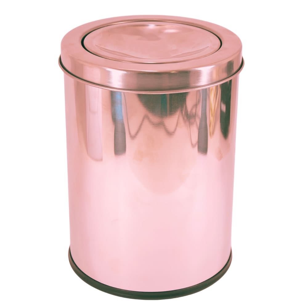 Lixeira Dourada Basculante 5 L