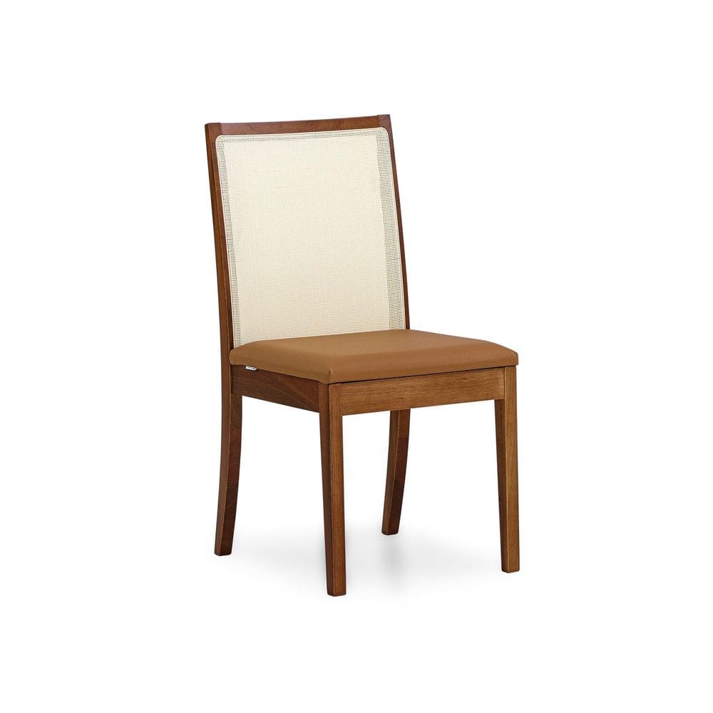 Cadeira para Sala de Jantar Desmontável Alice Amendoa