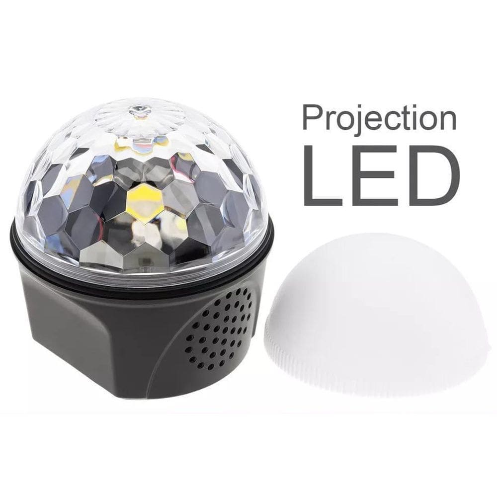 Luz De Festa Led Rgb Bola De Cristal Controle Remoto