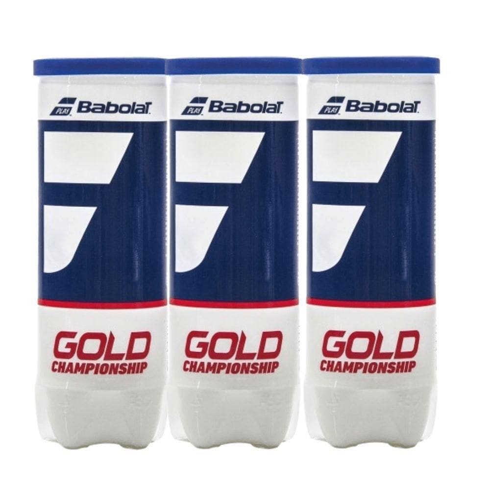 Bola De Tênis Babolat Gold Championship - Pack 3 Tubos